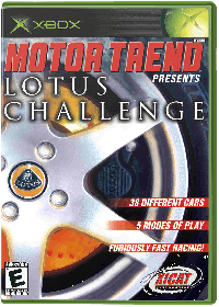 Motor Trend Presents Lotus Challenge Xbox US box art